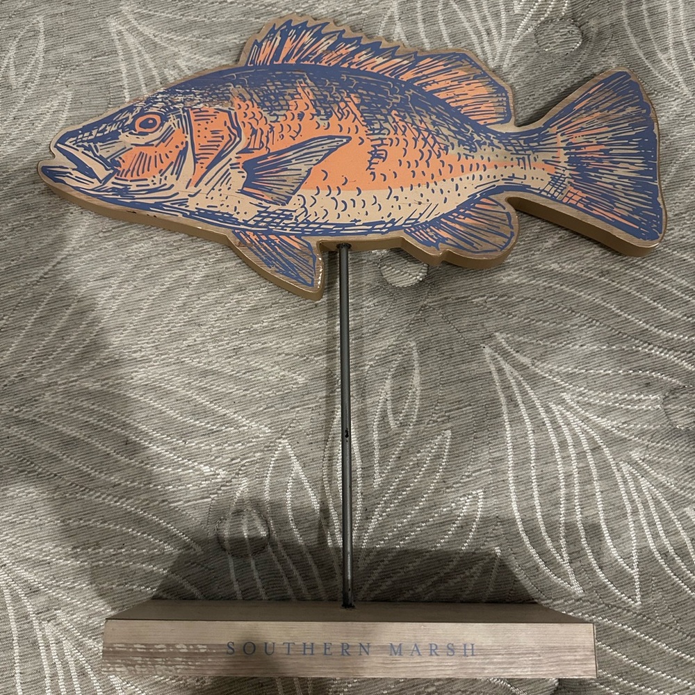 BRAND NEW WOODEN SOUTHERN MARSH FISH STORE DISPLAY